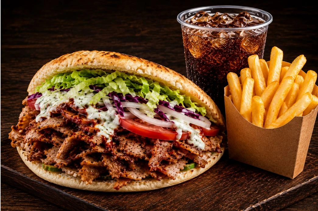 Menu kebab corner